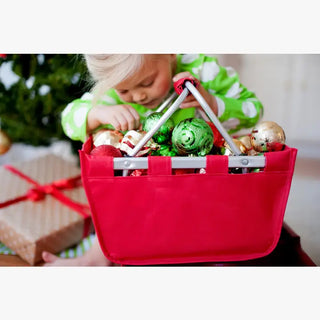 Personalized Mini Red Market Tote #MARKETS-RED-P111