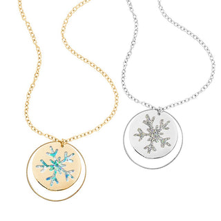 Snowflake Olivia Necklace #ACN-903GD-SNOW-TLGLT
