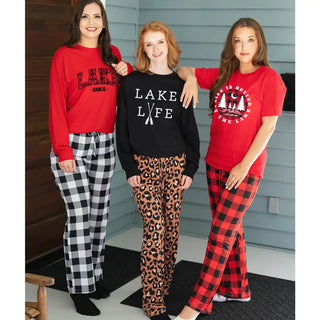 Buffalo Check Lake Junkie Long Sleeve Shirt #HPLS-REDLG-BCHLAKEJ