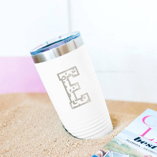 Varsity Single Initial Tumbler #TWB20-VAR-A-BLK
