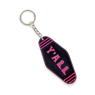 Black Y'all Acrylic Keychain #ACK-YALL-BLKPK