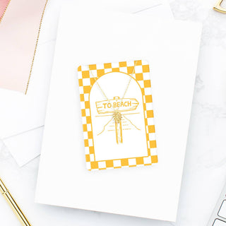 Take Me to the Beach Keepsake Card #VLJC-1520GD-BEACH