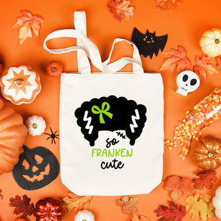 So Franken Cute Girl Small Canvas Tote #HPT2515-FRNKG
