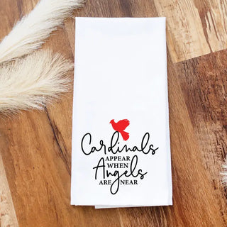 Angels Are Near Cardinal Hand Towel #HPHT-ANG