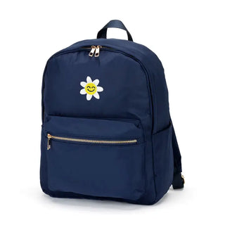 Daisy Charlie Backpack Floral School Travel Water Resistant Book Bag #M364VL-NAVY-SDAIS - Navy - Backpack - Women’s