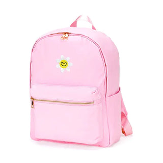 Daisy Charlie Backpack Floral School Travel Water Resistant Book Bag #M364VL-NAVY-SDAIS - Pink - Backpack - Women’s