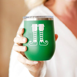 Santa's Helper Green Tumbler #TWB12-SHELP-GRN