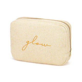 Script Glow Hilton Cosmetic Case #M233VL-NAT-SPTGLOW