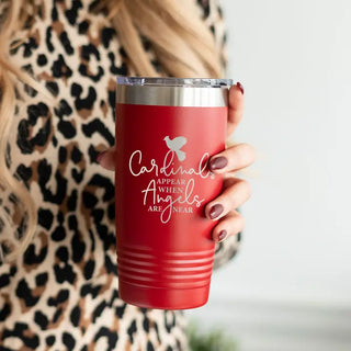Angels are Near Cardinal Red 20oz Insulated Tumbler #TWB20-ANG-RED