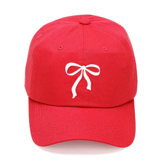 Bow Embroidered Cap #M190VL-BOW
