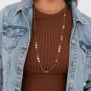 Disc Paula Necklace #VLJN4498-DISC - Pendant/Charm Necklace