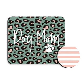 Dog Mom Desk Set #SDESK-NDOGM-STBLUSH - Mousepad/Trackpad