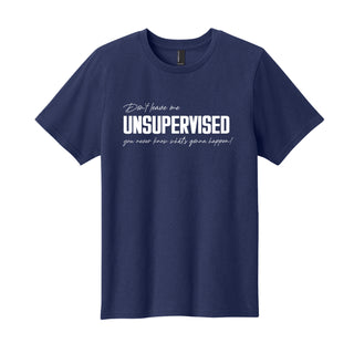 Don’t Leave Me Unsupervised Kid’s T-Shirt Graphic Tee for Boys & Girls #TSY54-UNSUPER - Shirt - Kids
