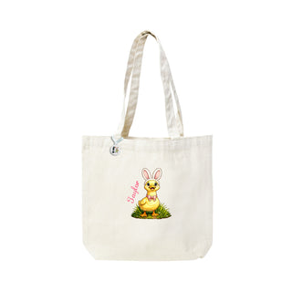 Duck Bunny - Personalized Canvas Tote #HPT2515-DUCK-P - Tote Bag - Kids