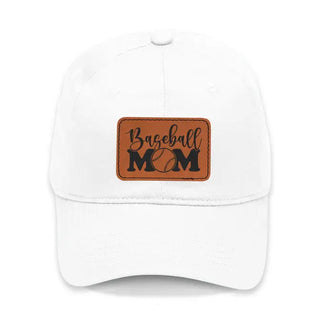Baseball Mom Patch Cap #L190-P102-BASEMOM