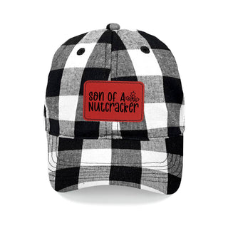 Son of a Nutcracker Black Buffalo Check Cap #L190-BKCHK-P111-NUT