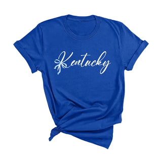 Bow Kentucky T-Shirt #HPTS-LTGREYLG-BOWKY