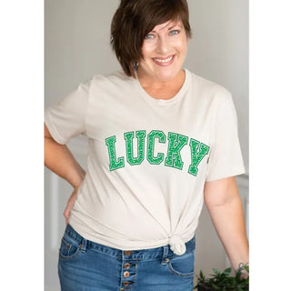 Leopard Lucky T-Shirt #HPTS-HNATLG-LPRDLUCK24