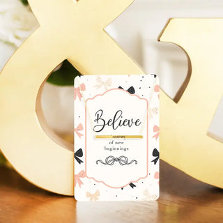 Believe in New Beginnings Keepsake Card #VLJC-1345GD-BELIEVE