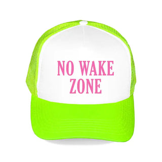 No Wake Zone Trucker Hat #M197VL-NOWA