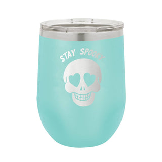 Stay Spooky Teal 12oz Wine Tumbler #TWB12-STSP23-TEAL