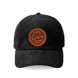 Snack Dealer Patch Corduroy Cap #L193-BLKC-P302-SNACK