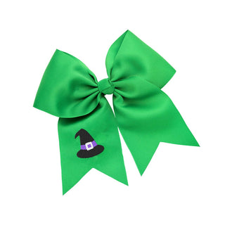 Witch Hat Green Kids' Hair Bow #M5000VL-GRN-WHAT