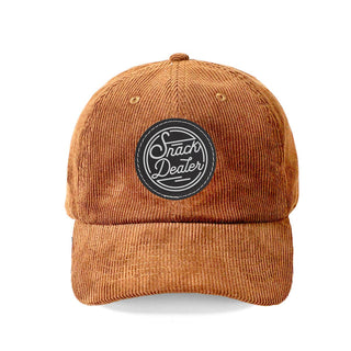 Snack Dealer Patch Corduroy Cap #L193-BLKC-P302-SNACK