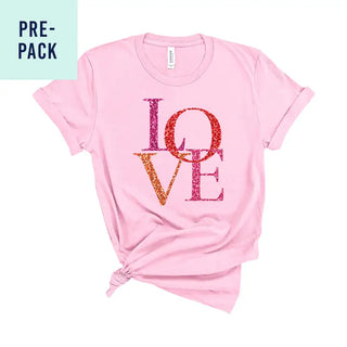 Love Light Pink T-Shirt 9 pc Set #PACK-LTPK-LOVE24