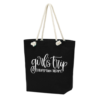 Girl's Trip Castaway Tote #HP734-BLK-GIRL23