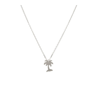 Gold Palm Tree Necklace 