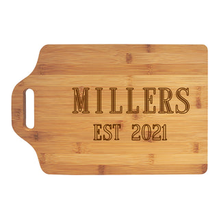 EST. Year Cutting Board-Large