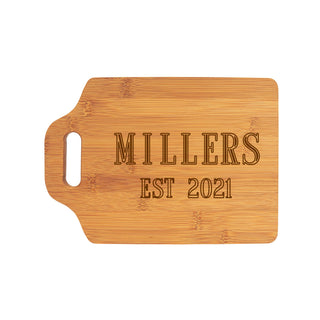 EST. Year Cutting Board