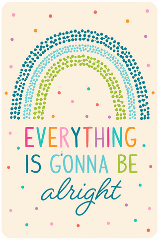 Everything is Gonna Be Alright Magnetic Keepsake Card #HPM-ALRIGHT
