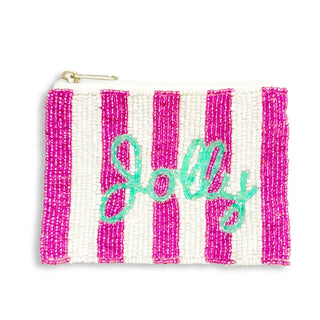 Jolly Beaded Coin Purse #MNA0193VL-JOLLY