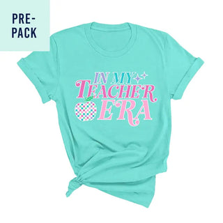 In My Teacher Era Heather Mint T-Shirt 9 pc Set #PACK-HMINT-TERA24