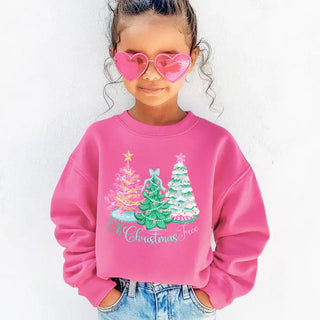 Oh Christmas Tree Kid's Sweatshirt #HPSW-KDPKXS-KDOHCTREE