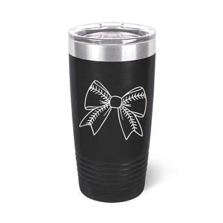Ball Bow 20oz Tumbler #TWB20-BALLBOW-BLK