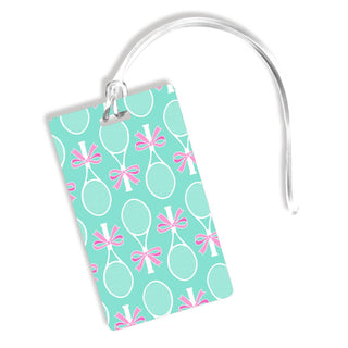 Tennis Bow Bag Tag #SLT5655-TNBOW