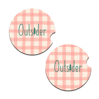 Outsider Car Coaster 2 pc Set #SPACK-CC132-OUTS