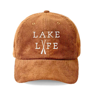 Lake Life Corduroy Cap #M193VL-CORD-LAKELIFE