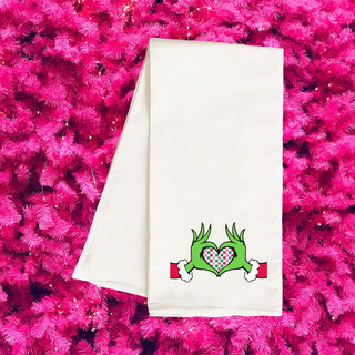 Grinchy Kind of Love Hand Towel #HPHT-HTGHEART