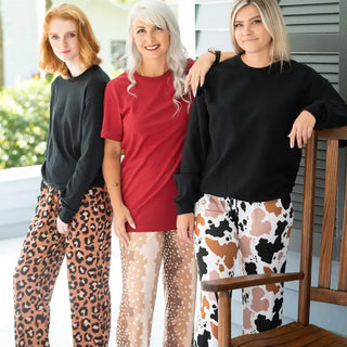 Fawn Pajama Pants Women’s Cozy Lounge Bottoms Cabin Weekend Gift #MA2030VL-FAWN - Sleepwear Bottom - Women’s