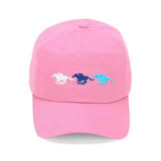Horse Embroidered Cap #M190VL-BLU-HORSE23