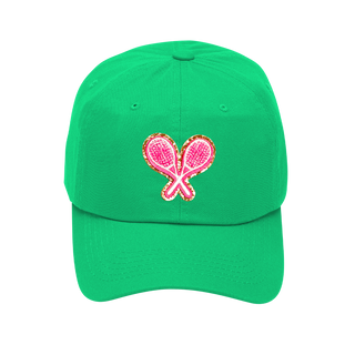 Tennis Glitter Patch Cap #L190-PKTEN
