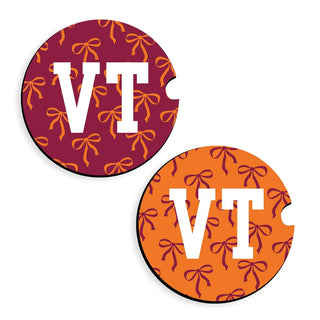 VT Bow Car Coaster 2 pc Set #SPACK-CC132-VTBOW