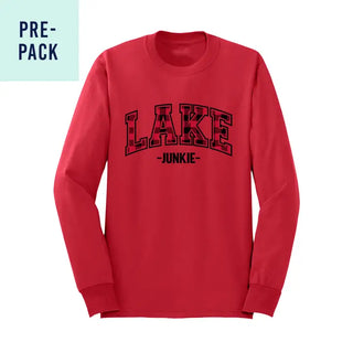 Buffalo Check Lake Junkie Red Long Sleeve 9 pc Set #PACK-LSRED-BCHLAKEJ