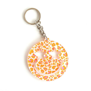 Smitten Kitten Star Eyes Smile Keychain #ACK-PREP23-STRSML-SMIT