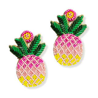 Fineapple Earrings #VLJE5259-PINE23 - Dangle Earrings