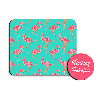 Flocking Fabulous Desk Set #SDESK-TICKLE-FLOCK - Desk Set